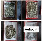 2 oude kerst kralen kettingen zilver, 190 cm en 3 meter lang, Diversen, Ophalen of Verzenden, Gebruikt