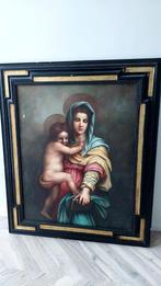 Ave Maria and Baby Jesus/Isaacs Olieverf doek( Orgineel), Verzamelen, Religie, Overige typen, Gebruikt, Christendom | Katholiek