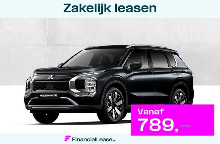Mitsubishi Outlander 2.4 PHEV First Edition € 6.000 + €, Auto's, Mitsubishi, Bedrijf, Lease, Financial lease, Outlander, 360° camera