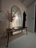 Kave Home Carabel Bank - 100cm, Huis en Inrichting, Stoelen, Ophalen, Gebruikt, Bruin, Hout