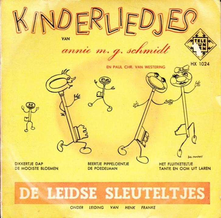 Ruil of koop De Leidse Sleuteltjes Kinderliedjes (EP 1956), Cd's en Dvd's, Vinyl Singles, Gebruikt, EP, Kinderen en Jeugd, 7 inch