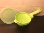 Tupperware zeef zeefje steelvergiet steelzeef GUACAMOLE, Huis en Inrichting, Keuken | Tupperware, Groen, Overige typen, Ophalen of Verzenden