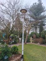 Grote zware lantaarnpaal, Tuin en Terras, Buitenverlichting, Gebruikt, Staande lamp, Ophalen of Verzenden, Netvoeding
