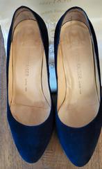 Peter Kaiser pump. Blauw suède en lakleer. Maat 38., Peter Kaiser, Pumps, Blauw, Ophalen of Verzenden
