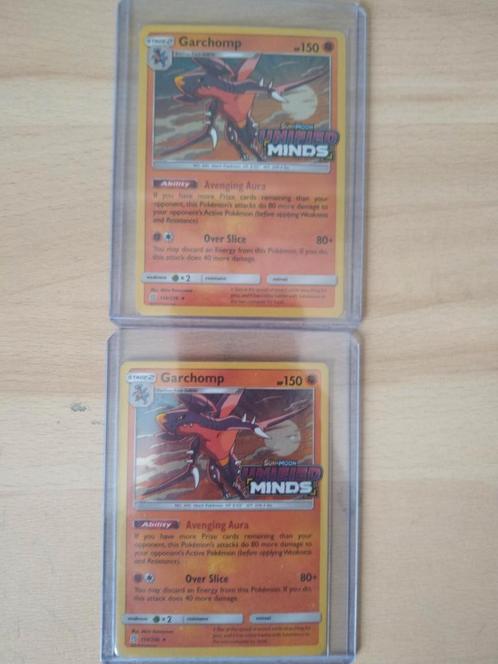 Pokemon TCG STAMPED Garchomp 114/236 Unified Minds, Hobby en Vrije tijd, Verzamelkaartspellen | Pokémon, Zo goed als nieuw, Meerdere kaarten