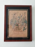 Modeprent fancy dress 1880s journal des demoiselles, Ophalen of Verzenden