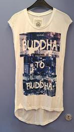Buddha to Buddha lange witte top met blauwe print XS 49479, Verzenden, ., Wit, Buddha to Buddha