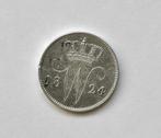25 cent 1824 B ZFR Willem 1 zilver Nederland, Zilver, 25 cent, Ophalen of Verzenden, Koning Willem I