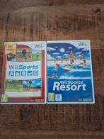 Nintendo wii sports setje van wii sport en wii sports resort, Ophalen of Verzenden, Zo goed als nieuw, Sport, 3 spelers of meer