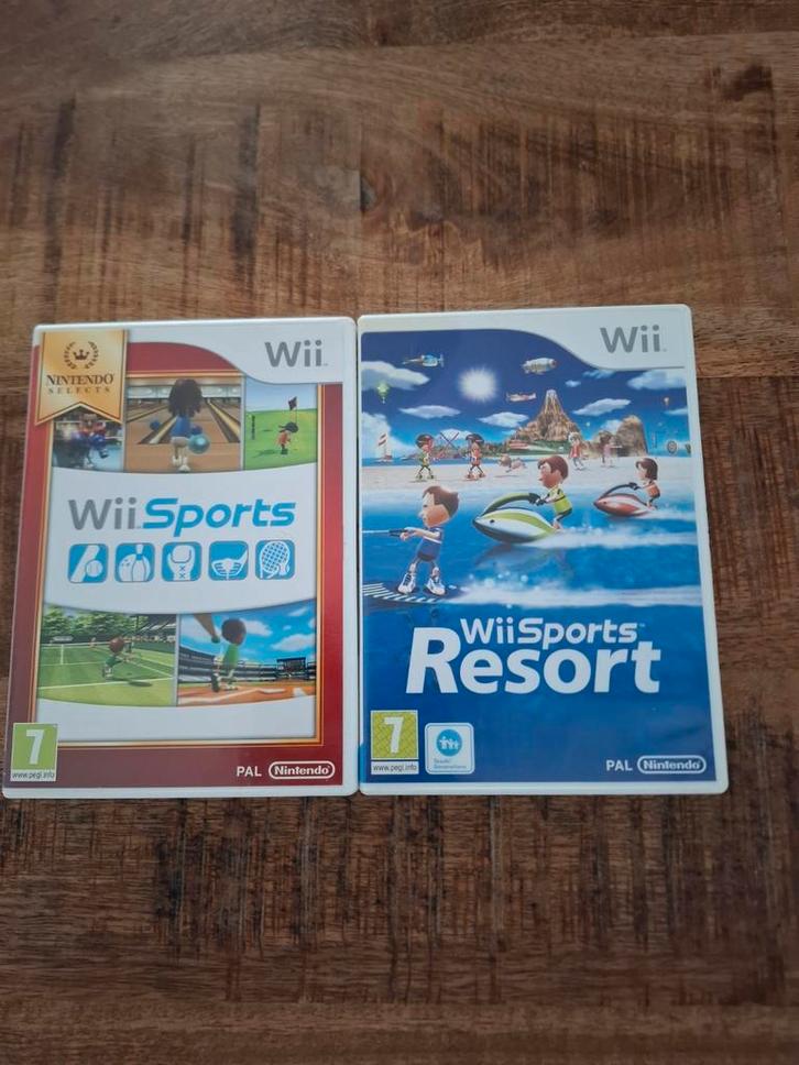 Nintendo wii sports setje van wii sport en wii sports resort, Spelcomputers en Games, Games | Nintendo Wii, Zo goed als nieuw