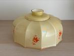 Oude glazen lampenkap, Huis en Inrichting, Lampen | Lampenkappen, Ophalen of Verzenden, Rond, Minder dan 25 cm
