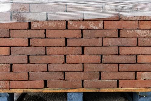 Oude bruine jaren 60 70 vormbak steen rood bruin 22M2, Doe-het-zelf en Verbouw, Metselstenen, Gebruikt, Bakstenen, Ophalen of Verzenden