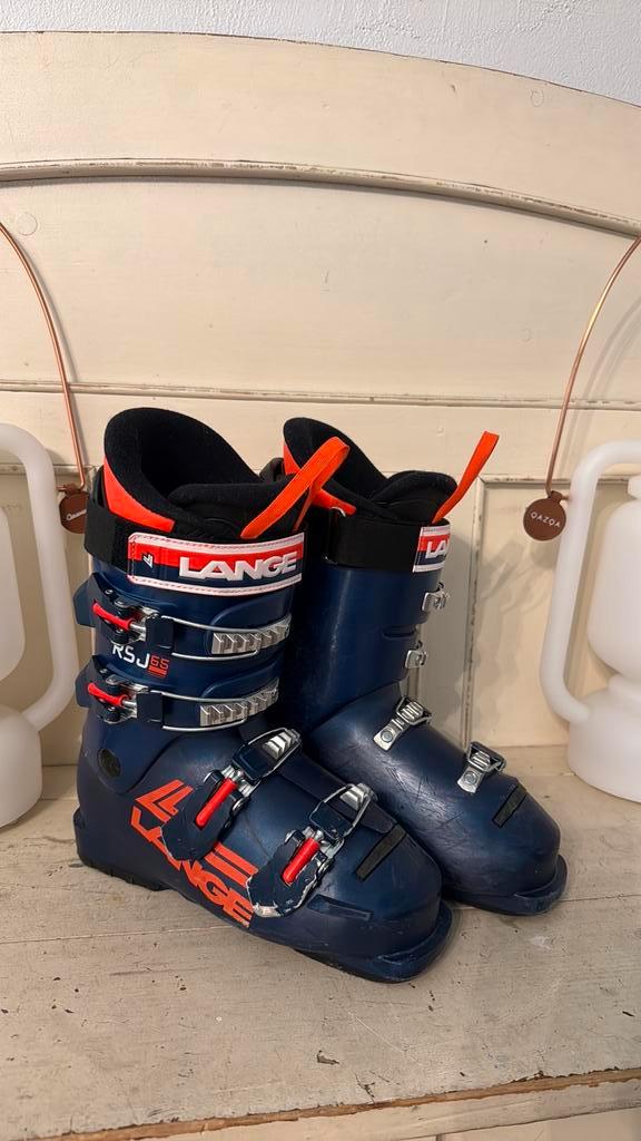Gave LANGE kinder skischoenen RSJ 65 mondopoint 23.5, Sport en Fitness, Skiën en Langlaufen, Gebruikt, Schoenen, Skiën, Ophalen of Verzenden