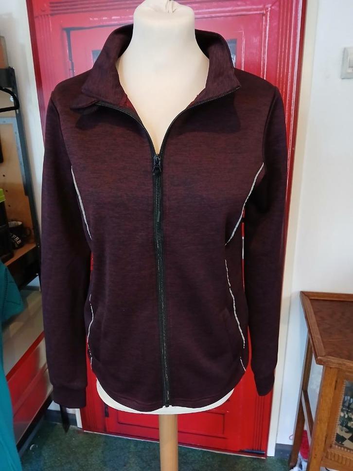 sportjasje maat M 38 / bordeaux als nieuw, Kleding | Dames, Sportkleding, Zo goed als nieuw, Maat 38/40 (M), Rood, Ophalen of Verzenden