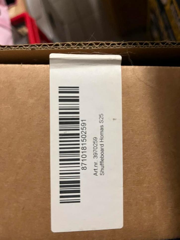 Sjoelbak Homas S25 nieuw in doos, Hobby en Vrije tijd, Gezelschapsspellen | Overige, Nieuw, Ophalen of Verzenden