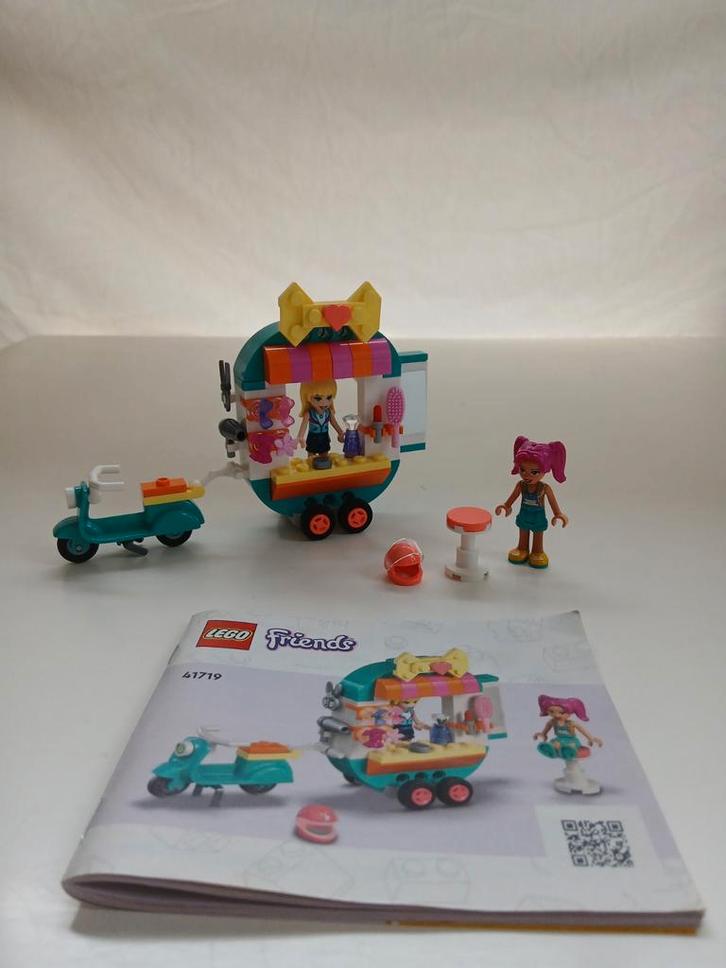 Mooie Lego Friends rijdende kapper 41719, Kinderen en Baby's, Speelgoed | Bouwstenen, Zo goed als nieuw, Ophalen of Verzenden
