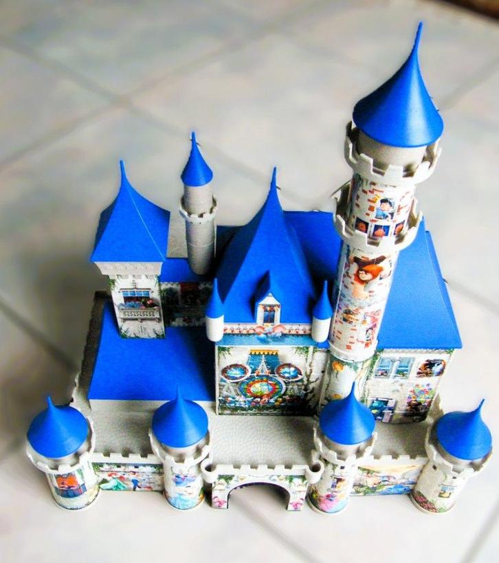 Disney kasteel 3D puzzel, Verzamelen, Disney, Gebruikt, Overige typen, Overige figuren, Ophalen of Verzenden