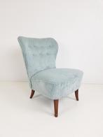 Vintage Artifort Theo Ruth cocktail fauteuil | blauwe rib, Ophalen of Verzenden