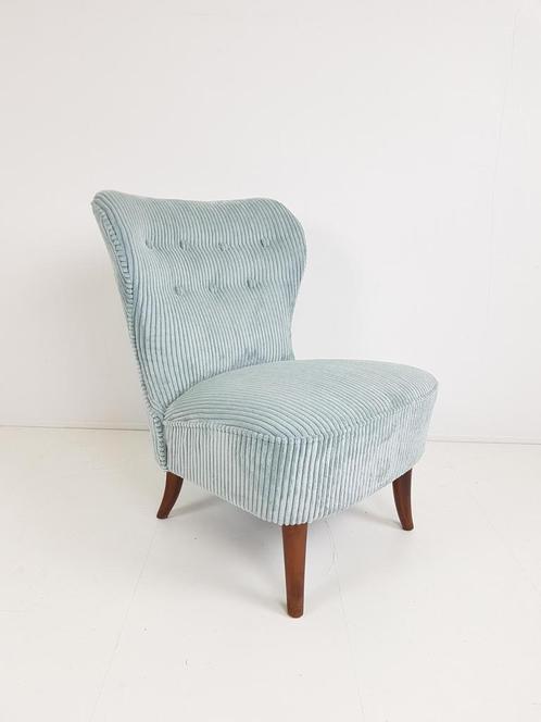 Vintage Artifort Theo Ruth cocktail fauteuil | blauwe rib, Huis en Inrichting, Fauteuils, Ophalen of Verzenden
