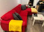 Hoekbank Rood - Corduroy - washable covers, Ophalen, Zo goed als nieuw