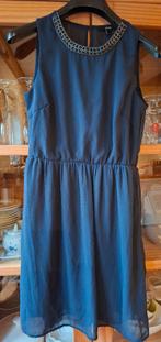 feestjurk donkerblauw maat XS, Kleding | Dames, Jurken, Blauw, Vero Moda, Ophalen of Verzenden, Zo goed als nieuw