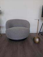 Woood draaifauteuil - Boucle beige, Ophalen, 75 tot 100 cm, Stof, 50 tot 75 cm