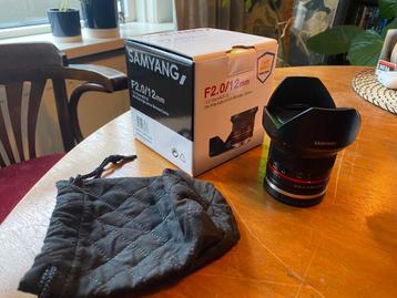 Samyang 12mm f2.0 manual groothoek lens