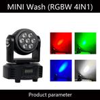 LED Wash movinghead lichteffect met 7 x RGBW 4in1 leds, Ophalen of Verzenden, Zo goed als nieuw, Licht, Kleur