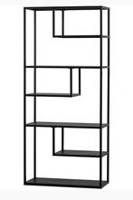 Woood - Teun vakkenkast metaal zwart 188x85x35, Huis en Inrichting, Kasten | Wandmeubels, -, -, Ophalen of Verzenden, Zo goed als nieuw