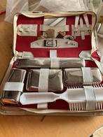 antieke toilet-nécessaire, toilettas, toilet-etui, Ophalen of Verzenden, Gebruikt, Overige kleuren, Heer of Dame