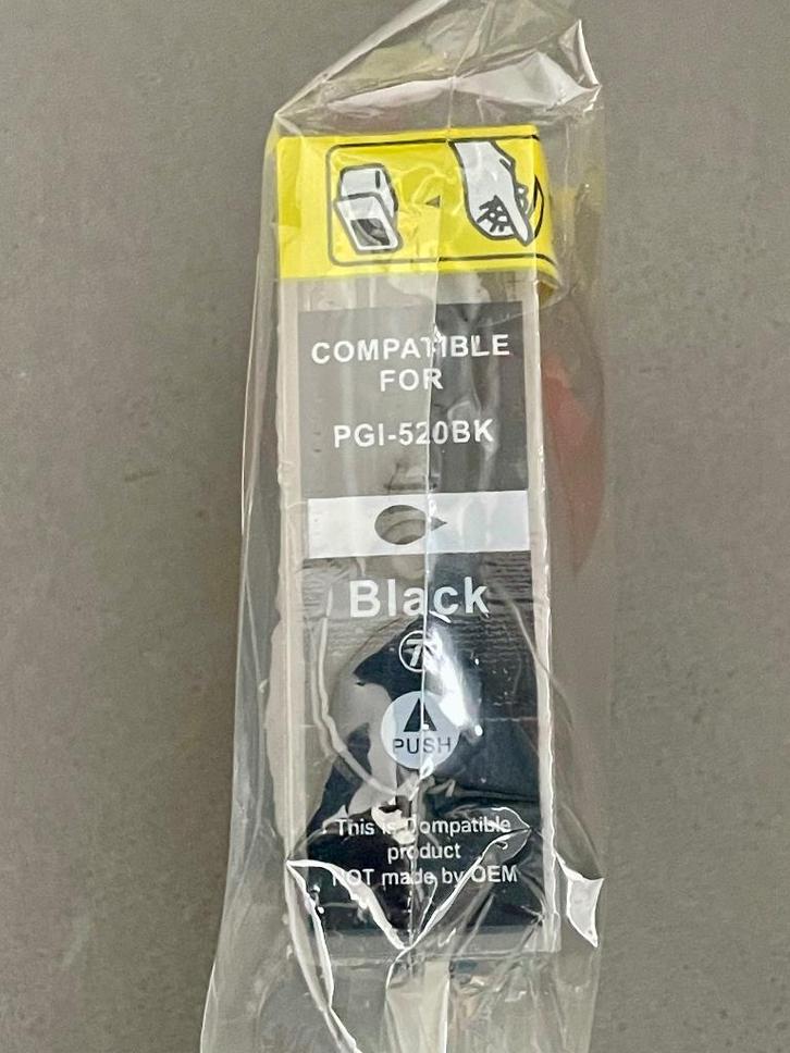 PG-520BK en CLI-521 inktcartridges, Computers en Software, Printerbenodigdheden, Nieuw, Cartridge, Ophalen of Verzenden