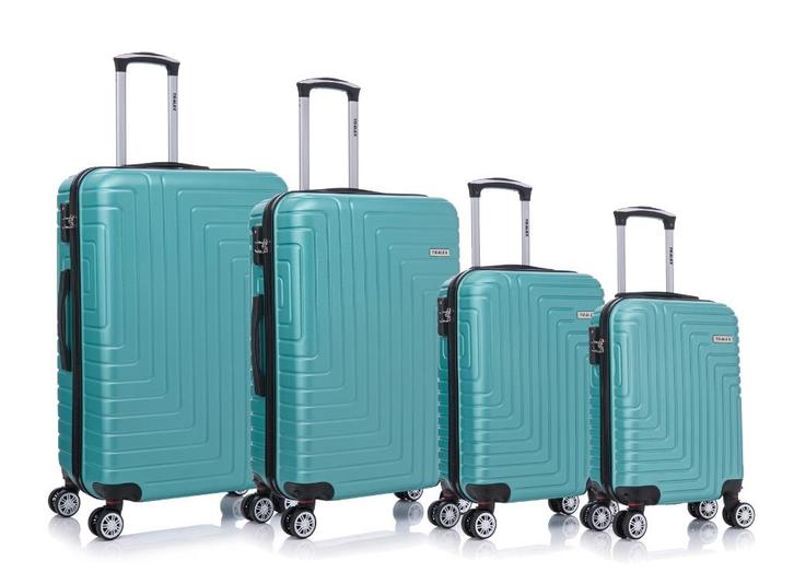 Tralex Luminara Kofferset - 4 Delig - Hardcase, Sieraden, Tassen en Uiterlijk, Koffers, Nieuw, Hard kunststof, 70 cm of meer, 45 tot 55 cm