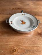 Vintage Disney warmhoudbordje bordje met pluto Mickey Donald, Verzamelen, Ophalen of Verzenden, Mickey Mouse, Gebruikt, Servies