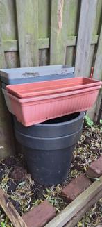 Gratis bloempotten af te halen, Tuin en Terras, Ophalen, Kunststof, Gebruikt, 40 cm of meer