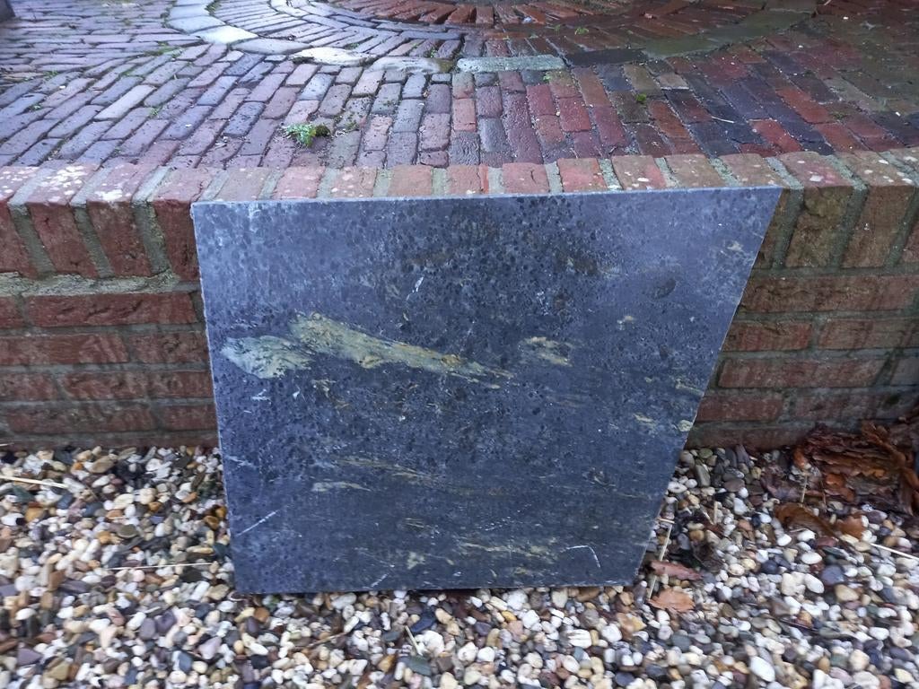 Speksteenkachel grote plaat speksteen 6cm dik, Huis en Inrichting, Kachels, Ophalen of Verzenden, Zo goed als nieuw, Hout, Houtkachel