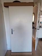 Opdekdeur binnen 83x201,5 Rechts, Ophalen, Gebruikt, 80 tot 100 cm, Binnendeur