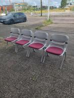 Opruiming 4x Vitra Dorsal stoelen ontw. Giancarlo Piretti, Huis en Inrichting, Ophalen, ,, Zo goed als nieuw, ,