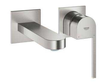 Wandkraan Grohe Plus  2-gats, M-size, Supersteel (29303DC3) beschikbaar voor biedingen