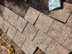 GRATIS! grindtegels 40x40, ongeveer 35/40m2, Tuin en Terras, Tegels en Klinkers, Ophalen, Gebruikt, 10 m² of meer, Beton