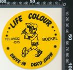 Sticker: Life Colour Drive-in Discoshow - Boekel, Verzamelen, Stickers, Ophalen of Verzenden