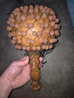 Authentieke Afrikaanse shekere sambaballen shaker, Ophalen of Verzenden, Zo goed als nieuw, Melodische percussie