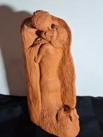 Terracotta beeld verliefd stelletje., Ophalen of Verzenden