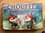 La Chouffe bier bord 30 bij 20, Verzamelen, Biermerken, Ophalen of Verzenden, Zo goed als nieuw, Reclamebord, Plaat of Schild