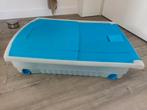 3x bedopbergbox opbergbox plastic voor onder bed Rubbermaid, Doe-het-zelf en Verbouw, Kratten en Dozen, Ophalen, Gebruikt, 40 tot 60 cm
