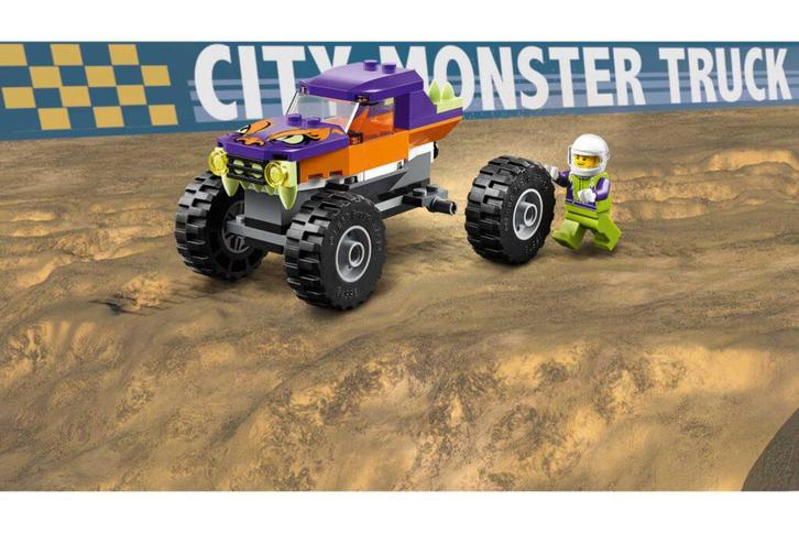 LEGO 60251 City Monster Truck – compleet gebouwd, Kinderen en Baby's, Speelgoed | Duplo en Lego, Zo goed als nieuw, Lego, Complete set