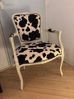 Mooie stoel met koeienprint zw/wit, klassiek, retro, Ophalen