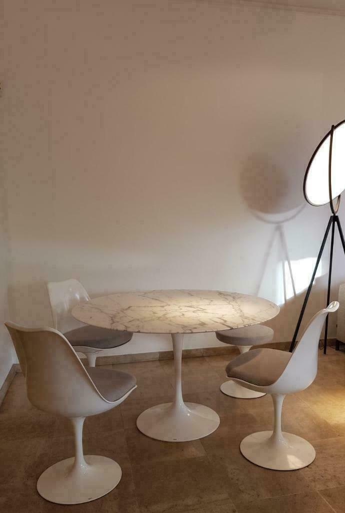 90 x 180 max 137 x 244 tulipe tafels eero saarinen, Huis en Inrichting, Tafels | Salontafels, Nieuw, 75 cm of meer, 200 cm of meer