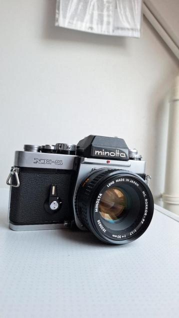 Minolta XE5 met 50/1.7 VOOR ONDERDELEN beschikbaar voor biedingen