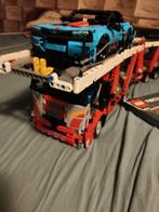 Lego Technic Autotransporter met auto, Ophalen of Verzenden, Zo goed als nieuw
