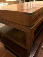 SALONTAFEL Eichholtz Military ENGLISH OAK 140x70x48 Flamant, Huis en Inrichting, Tafels | Salontafels, Ophalen, 100 tot 150 cm